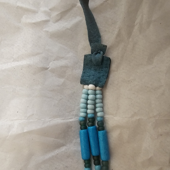 Beautiful Vintage Native American Choker Necklace. - Picture 7 of 16